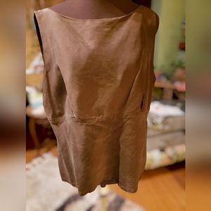 Isaac Mizrahi for Target 100% silk sleeveless top - XL